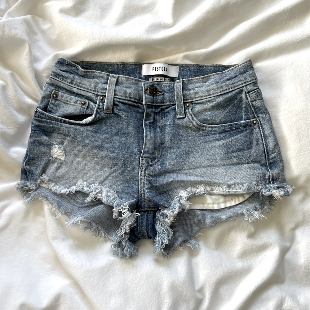 Pistols jean shorts 24